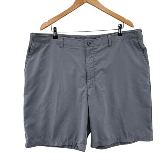 PGA Tour Golf Shorts Mens 44 Gray Polyester‎ Pockets - Picture 1 of 7